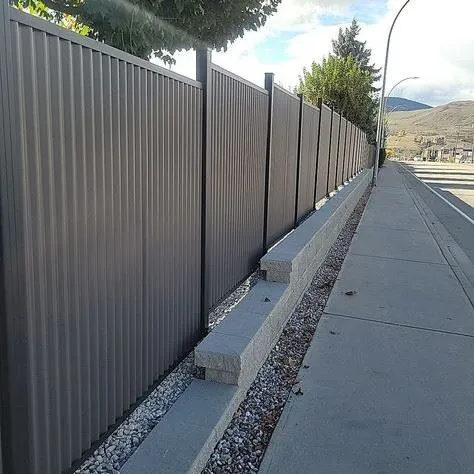 Metal Corrugated Fence Panels